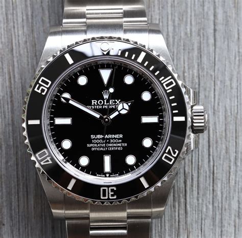 rolex submariner black 5 digit no date|rolex submariner no date 2022.